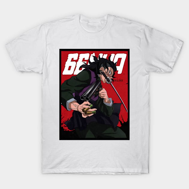 Genya Red Comic T-Shirt by beataamberd7